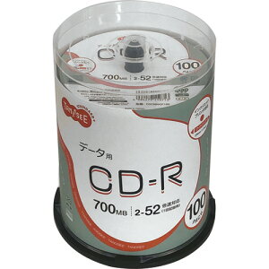 TANOSEE f[^pCD-R 700MB 52{ zCgChv^u XshP[X 1pbN(100) OSCR80GP100 ˏ