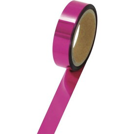 メッキテープ 25mm幅 桃 幅25mm×長さ50m ピンク 40-4482 ササガワ