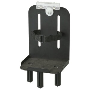 ベルトパーティション用消毒液台 ブラック 1台 '004652