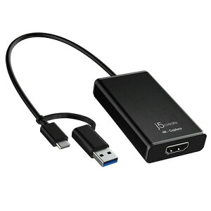 j5 Create USB 4K HDMI�L���v�`���[�A�_�v�^ �u���b�N JVA11 1�� JVA11 j5 Create #