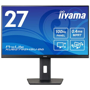 iiyama ProLite 27�^�t���f�B�X�v���C �u���b�N XUB2792HSU-B6 1�� XUB2792HSU-B6 iiyama #
