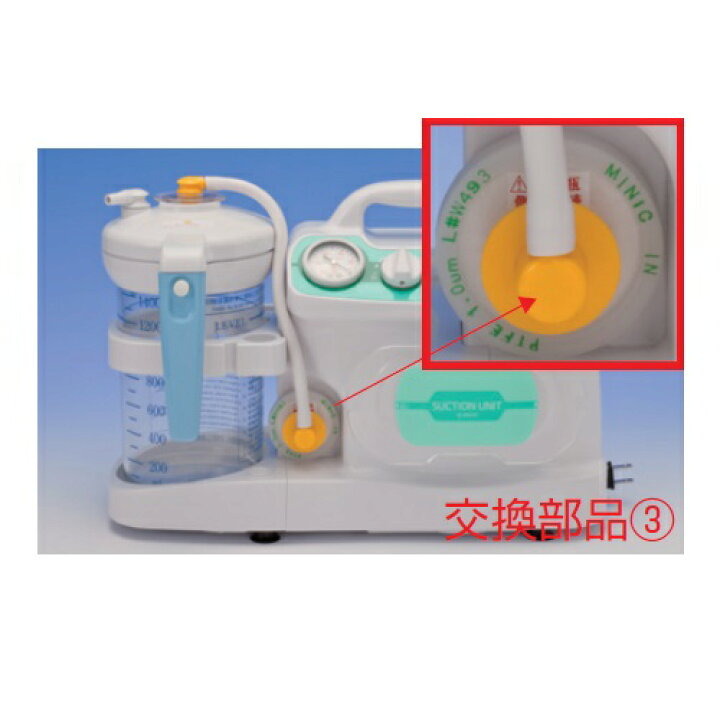 PTFE吸引フィルター E7241-MWD2 新鋭工業 元気爽快 吸引器部品 フィルター(5個入) D7304-MS2(ミニックS-2・W-2・セパ-2・ミニックDC-2・セパDC-2)