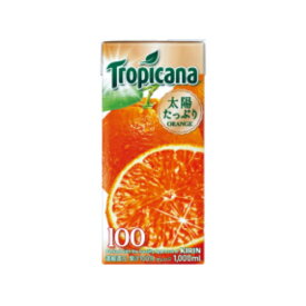 トロピカーナ100%ジュース オレンジ 紙パック 1L×1ケース(6本入) キリンビバレッジ
