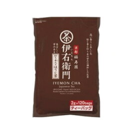 まとめ買い2袋セット 伊右衛門 炒り米入りほうじ茶 ティーバッグ 2g×1袋（120バッグ入） 宇治の露製茶