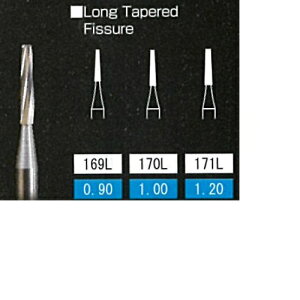 �y��Ë@��z �Y���^���O�X�e���i�^���O�X�e���J�[�o�C�h�j���d�����o�[ �A���y�� �J�[�o�C�h�o�[ Long Tepered Fissure No.169L �w�b�h�a0.90 10�{ �A���y��
