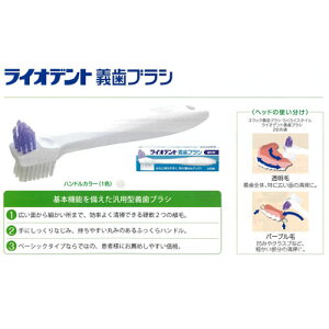 2箱セットまとめ買い ライオデント 義歯ブラシ 6個1箱 ライオン