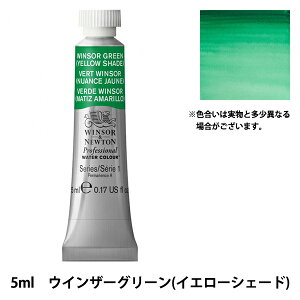 絵具 『プロフェッショナル ウォーターカラー 5ml 721 ウインザーグリーンイエローS』 Winsor&Newton