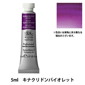 絵具 『プロフェッショナル ウォーターカラー 5ml 550 キナクリドン バイオレット 18801550』 Winsor&Newton