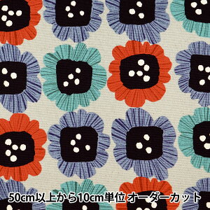 【数量5から】 生地 『10番オックス 北欧の森 AP21705-1C』