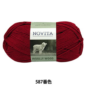 �H�~�ю� �wWOOLLY WOOD 587�ԐF ���b�h�x NOVITA �m���B�^ �m�r�[�^