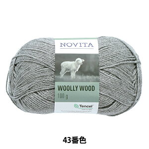 �H�~�ю� �wWOOLLY WOOD 043�ԐF ���C�g�O���[�x NOVITA �m���B�^ �m�r�[�^