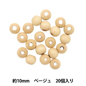 ビーズ『ウッドビーズ NR10-1』TOHOBEADSトーホービーズ