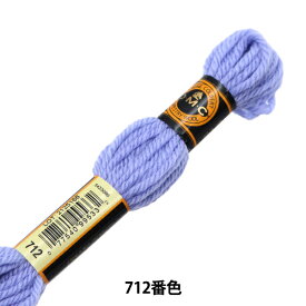 刺しゅう糸 『DMC 4番刺繍糸 タペストリーウール 712番色』 DMC ディーエムシー