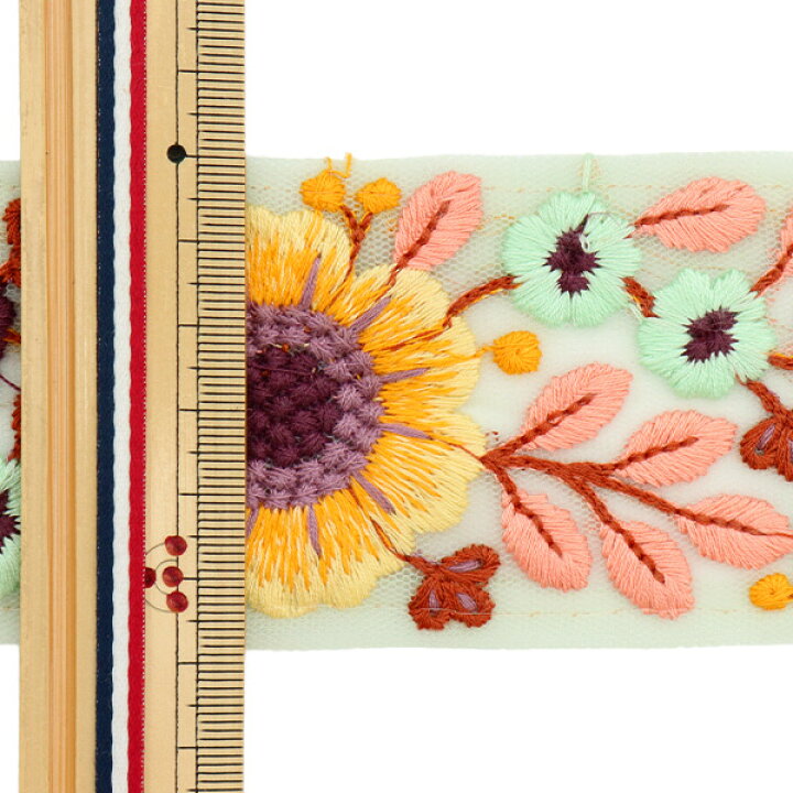 【数量5から】 手芸ブレード 『2022 インド刺繍ブレード ブルー 43961B』 手芸と生地のユザワヤ2号館 手芸ブレード 『2022 インド刺繍ブレード ブルー 43421J』