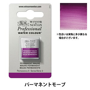 絵具 『プロフェッショナル ウォーターカラー ハーフパン 491 パーマネントモーブ 3102491』 Winsor&Newton