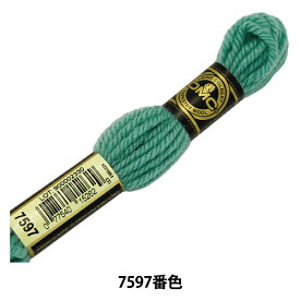 刺しゅう糸 『DMC 4番刺繍糸 タペストリーウール ブルー系 7597』 DMC ディーエムシー