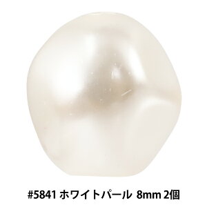 �X�����t�X�L�[ �w#5841 Baroque Round Pearl �z���C�g�p�[�� 8mm 2���x