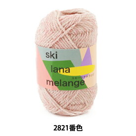 秋冬毛糸 『ski lana melange (スキー ラナメランジ) 2821番色』 SKIYARN スキーヤーン