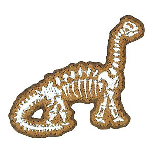 ワッペン 『図鑑コレクション ブラキオサウルスの化石 ZCW-16』