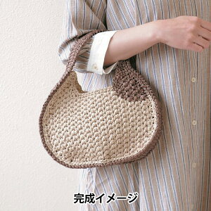 編み物キット 『ねこバッグ エコアンダリヤ 2本どり H320-003-076』 Hamanaka ハマナカ