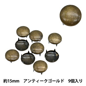 ��|���� �w�X�^�b�Y �h�[�� 15mm �A���e�B�[�N�S�[���h DM-15-A�x