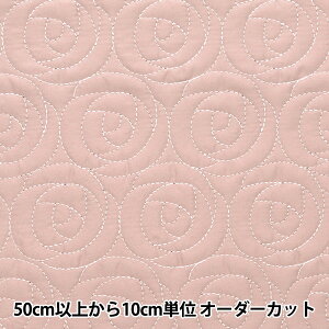 【数量5から】 生地 『ローズキルト ピンク NRF-09H-P』 KIYOHARA 清原