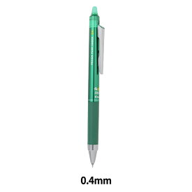 ボールペン 『フリクション ポイントノック 0.4mm グリーン LFPK25S4-G』 PILOT パイロット