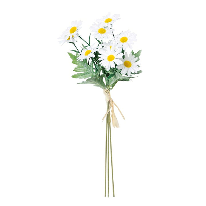 楽天市場 造花 シルクフラワー マーガレットデージーバンチ 1束3本 ホワイト A 001 Asca アスカ商会 手芸と生地の ユザワヤ２号館