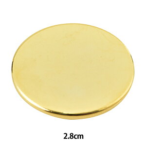 ボタン 『真鍮ボタン 半丸カン足 G 2.8cm MA150』