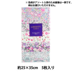 生地 『リバティ・ファブリックス カットクロス アソートネオンピンク 5枚セット C-LIBERTY54S7』Liberty Japan リバティジャパン