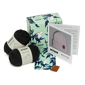 �҂ݕ��L�b�g �wMOOMIN×NOVITA BEANIE KIT �u���b�N�x NOVITA �m���B�^ �m�r�[�^