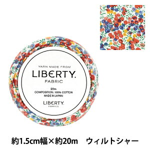 �t�@�u���b�N���[�� �w���o�e�B�E�t�@�u���b�N�X ��1.5cm��×��20m �E�B���g�V���[ 36300116-EK�x Liberty Japan ���o�e�B�W���p��