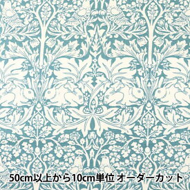 【数量5から】 生地 『moda fabrics William Morris ウィリアムモリス Brother Rabbit 8211-24』