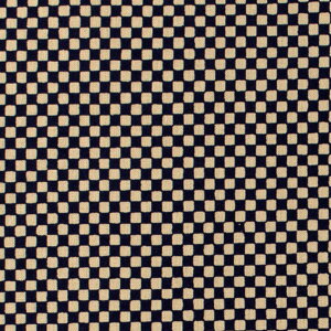 【数量5から】 生地 『生地市松柄 和調シーチングプリント 紺色 88222-4-4』