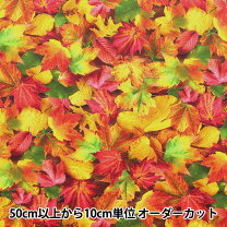 楽天市場】生地 紅葉 柄（素材（生地・毛糸）綿・コットン）（生地・布  