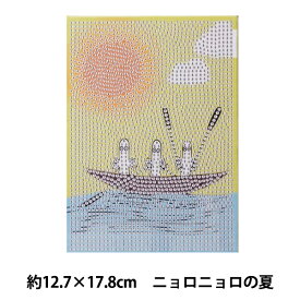 ビーズキット 『ダイヤモンドフィックス ムーミン ニョロニョロの夏 DF2L-MM003』 東京交易