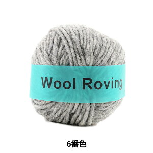 秋冬毛糸 『Wool Roving (ウールロービング) 6番色』 DARUMA ダルマ 横田