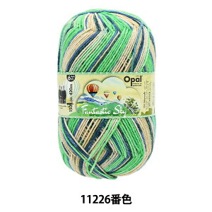 ソックヤーン 毛糸 『ファンタスティックスカイ 6ply 11226番色』 Opal オパール