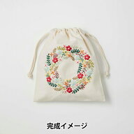 【ジャンルセール】 刺しゅうキット 『yulaのこころ躍る草花刺繍 小花のリース 542403』 LECIEN ルシアン…