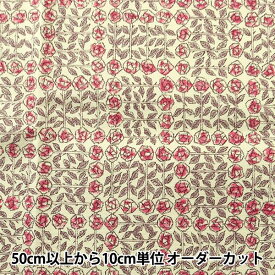 【数量5から】 生地 『LIBERTY リバティプリント オックス スリーピングローズ 10-3630275-BE』 Liberty Japan リバティジャパン【ユザワヤ限定商品】