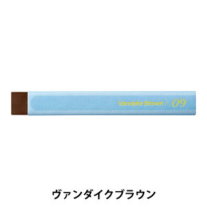 絵具 『Vistage(ヴィスタージュ) 大人の水彩パステル 単色 ヴァンダイクブラウン GHW-T09』 Pentel ぺんてる