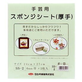 手芸材料 『手芸用スポンジシート(厚手) SS-2』 Panami パナミ タカギ繊維