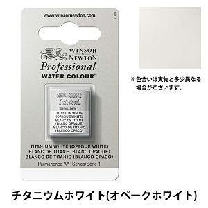絵具 『プロフェッショナル ウォーターカラー ハーフパン 644 チタニウムホワイト 3102644』 Winsor&Newton
