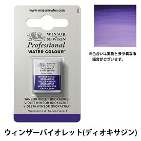 絵具 『プロフェッショナル ウォーターカラー ハーフパン 733 ウィンザーバイオレットディオキサジン 3102733』 Winsor&Newton