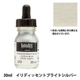 絵具 『リキテックス リキッド 30ml 070 イリディッセントブライトシルバー』