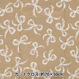 生地 『ゴブランリボン カットクロス 約70cm×50cm ベージュ NRF-15CYZBE』
