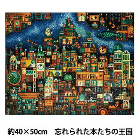 ビーズキット 『プレミアム ダイヤモンド ペインティング 空想街雑貨店 忘れられた本たちの王国 YDA-06E』