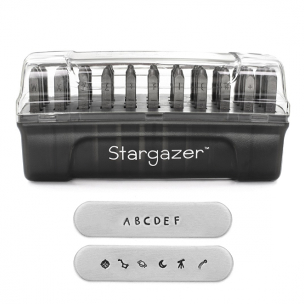 金属刻印 メタルスタンピング 『ImpressArt シグネチャーレタースタンプ Stargazer 大文字 2mm U0007 2 2』  MIYUKI ミユキ | ユザワヤ