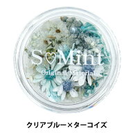 レジン材料 『ドライフラワー フルレット シリーズ2 クリアブルー×ターコイズ』 SMint エスミント