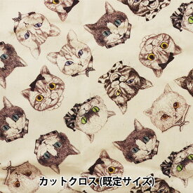 生地 『NEKOS 20オックス カットクロス アンティークホワイト 約110cm×50cm RINF-02C』